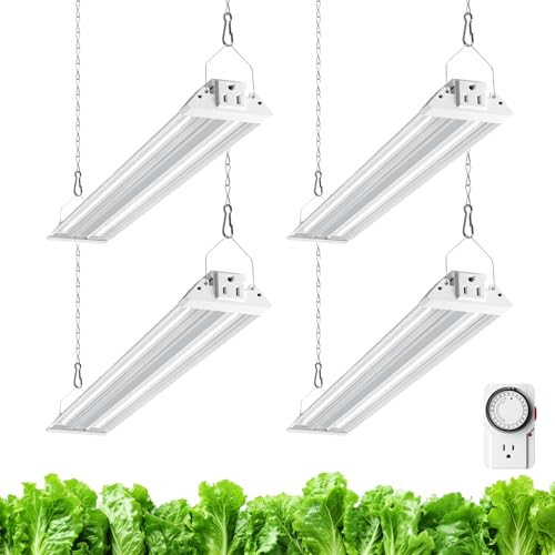 Barrina TX36 2FT LED Grow Light, 144W(4 x 36W, 800W Equivalent), 5000K - color: 5000K, size: 2FT-36W-4P