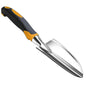 Garden Tool Shovel for Digging Gardening Trowel for Lawn Planting Alloy Spade Plastic Handle Anti Slippery - color: Orange