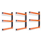 Ultrawall Wall Mount Wood Organizer and Lumber Storage Rack with 3-Level - style: Casual