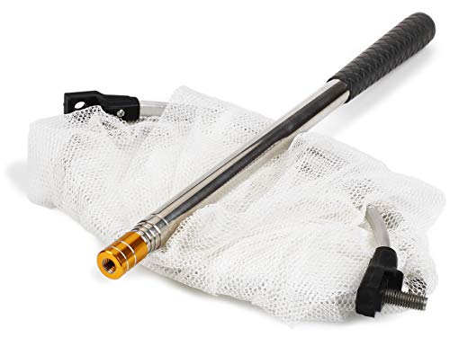 RESTCLOUD Insect and Butterfly Net with 12" Ring, 24" Net Depth, Handle Extends to 59 Inches - size: 12" Ring, 59" Handle (Pack of 3)