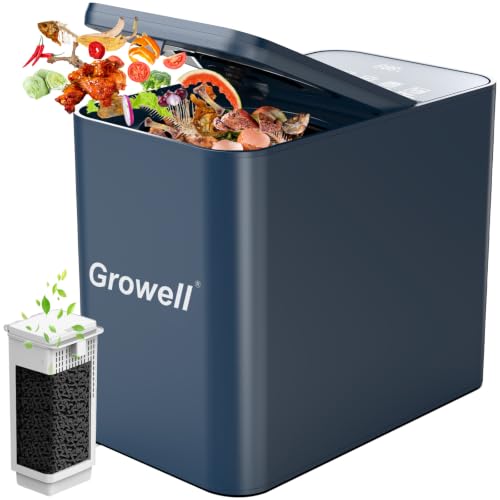 Growell 3.2L Electric Composter, Countertop Food Waste Indoor Compost Bin - color: Blue