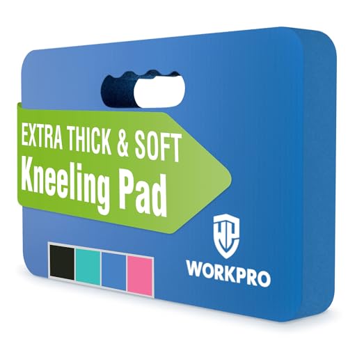 WORKPRO Extra Thick Kneeling Pad, 1 Pack, 17.5 x 11 x 1.5 in, Blue - color: Blue, size: 1 Pack