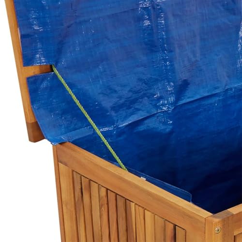 vidaXL Garden Storage Box 35.4"x19.7"x22.8" Solid Wood Acacia - size: 35.4" x 19.7" x 22.8"