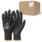 toolant Crinkle Latex Work Gloves, 60 Pairs, Black, Large - color: Black - 60 Pairs, size: Large