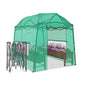 8.5 x 7 x 7 FT Walk-in Greenhouse, Portable Pop-up Greenhouse - style: 8.5x7x7FT Green