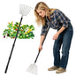 Small Claw Clam Rake Garden Long Handle Clamming Tool