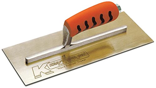 Kraft Tool PL453PF Golden Stainless Steel Plaster Trowel with ProForm Handle, 11-1/2 x 4-1/2-Inch - size: 11-1/2 x 4-1/2-Inch