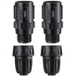 4 Pcs 15 PSI Drip Irrigation Pressure Regulator Adapter Kit - style: 15 PSI