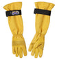 GORILLA EASY CONNECT Gardening Gloves Lightweight Tough Heavy Duty Long Sleeve Leather Pruning Gloves with Adjustable Strap - size: Small (Pack of 1)