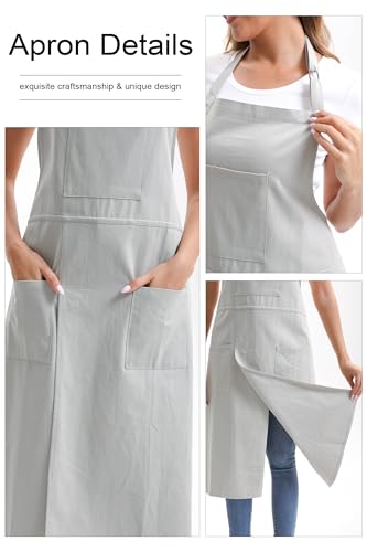 Nanxson Pottery Apron Split Leg with 3 Pockets & Adjustable Buckle - color: Khaki