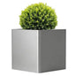 Large Square Metal Planter Box, 20-Inch - color: Gray, size: 20"L x 20"W x 20"H