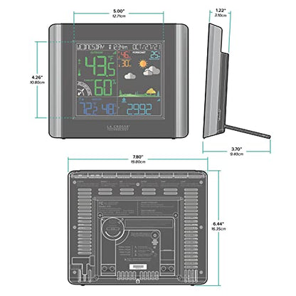La Crosse Technology V11-TH Color Wireless WiFi Weather Station…