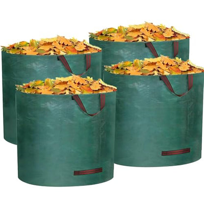 RISETEX 4-Pack 106 Gallon Standable Reusable Yard Waste Bags - style: Pack of 4