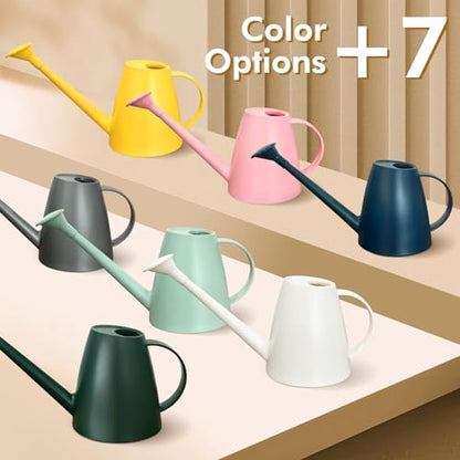 60 oz Watering Can, Small Watering Can for Indoor Plants with Long Spout - color: Gray