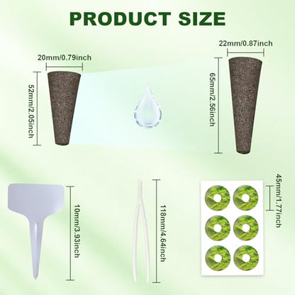 73 Pack Hydroponic Pods Supplies for Aerogarden Pods - size: 73 Pack