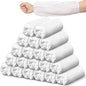 Yinder 200 Pcs Plastic Disposable Sleeves Arm Protectors Bulk - color: Milky White