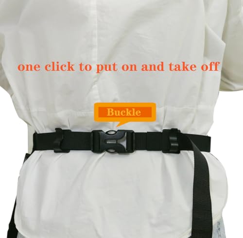 Bafelia Waterproof Server Apron for Women with 7 Pockets - color: Black