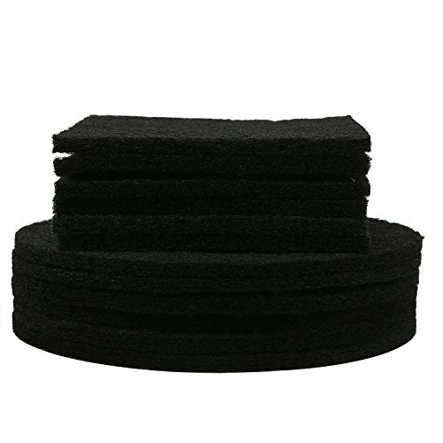 Resinta Compost Bin Filters - 12 Pack Refill Set, Round and Square