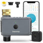 WiFi Water Timer Brass Inlet, 1-Zone Smart Hose Faucet Timer App & Voice Control via 2.4GHz WiFi, Sprinkler Timers w/Auto/Manual/Rain Delay Modes for Garden/Lawn, Works with Alexa & Google Assistant - size: WiFi