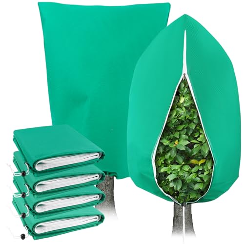 4 Pack Plant Covers Freeze Protection, 32"X24" Frost Blankets for Winter - size: 4PCS-32" X 24"