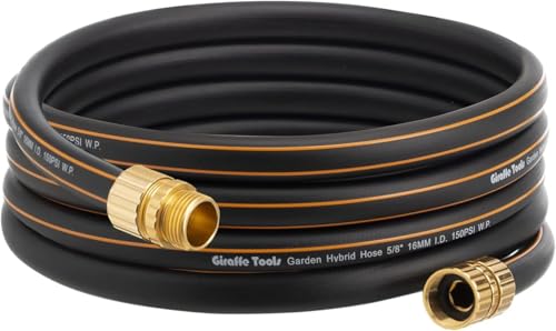 Giraffe Tools Garden Hose 5/8", 15ft Short Garden Hose - size: 15FT Male Female