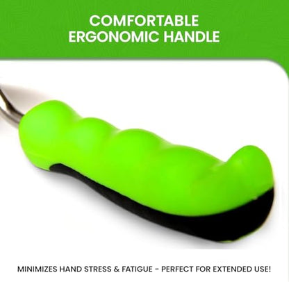 Garden Guru Dandelion Weeder Tool with Fulcrum - Rust Resistant Stainless Steel Weed Puller Weed Puller with Leverage Base, V-Shaped Fork Tip & Ergonomic Handle - for Planting & Weeding (4 Pack) - size: 4 Pack