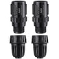 4 Pcs 45 PSI Drip Irrigation Pressure Regulator Adapter Kit - style: 45 PSI