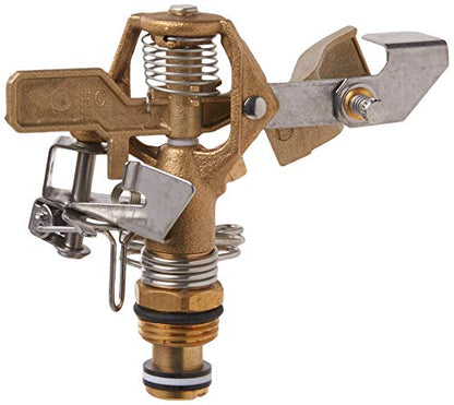 3-Pack Orbit 1/2" BRS Sprinkler Head, Connection, Silver and Gold - size: 3-Pack 1/2" Connection