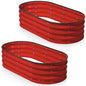 Plant & Plot Galvanized Raised Garden Beds Outdoor // 4×2×1 ft (2-Pack) Planter Raised Beds for Gardening, Vegetables, Flowers (Red) // Large Metal Garden Box - color: Red