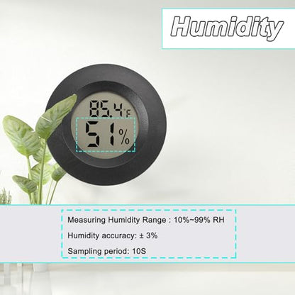 Hygrometer Thermometer Digital Humidity Meter 4 Pack