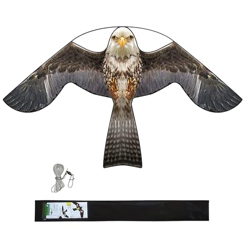 Bird Scarer Kite Without Pole Bird Hawk Flying Kite-Style B - color: style B-no pole