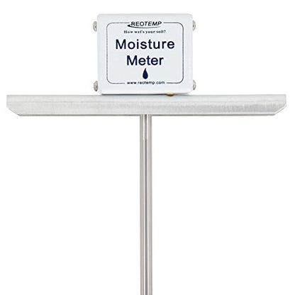 Reotemp 36 Inch Garden and Compost Moisture Meter, Garden Tool Ideal for Soil, Plant, Farm and Lawn Moisture Testing - size: 36 Inch Stem