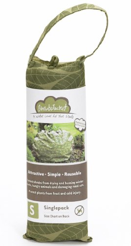 Shrub Jacket & Season Extender - Frost Blanket for Winter Protection - Reusable Plant Cover for Small Plants & Bushes - Protector Guard from Deer & Rabbit - Small - by Plumstone - size: Small