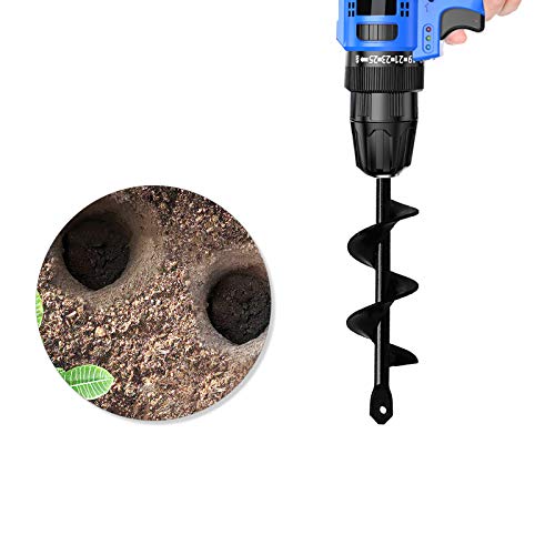 Garden Tools Bulb Planter Auger Drill Bit for Planting 1.57x8.66 Inches - size: 1.57” x 8.66”