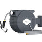 Retractable Garden Hose Reel 1/2 in x82 ft,Auto Slow Rewind System - color: Gray-white, size: 1/2" 82ft
