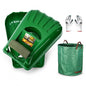 Gardzen Plastic Large Leaf Scoop Hand Rakes - style: Scoops