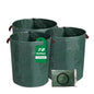 JKKGS Yard Waste Bags (3-Pack, 72 Gallons, H30 x D26 inches), Reusable, Heavy Duty Collapsible Standable Garden Lawn Leaf Bags and Trash Bags for Debris, Grass, Recycling, Camping, Parties, Laundry