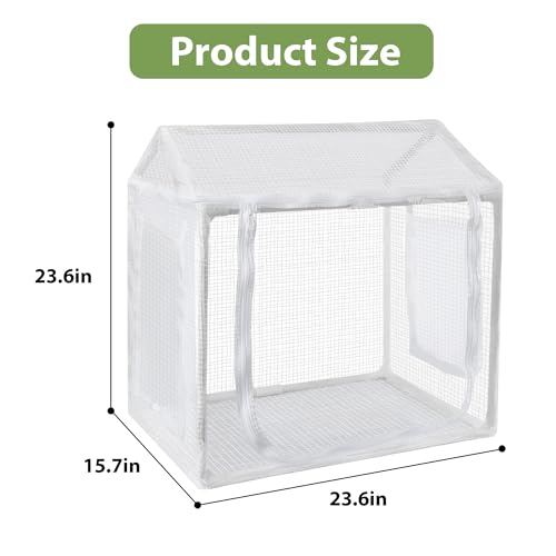 Fully Enclosed Mini Indoor Greenhouse with Top Opening