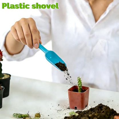 20 Pcs Mini Shovel Plastic Mini Gardening Shovel Spoons