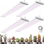 Barrina TX-L84 4FT LED Grow Light, 336W (4 x 84W), 4 Panels Wider Coverage - color: Pinkish White, size: 4FT-4 Packs