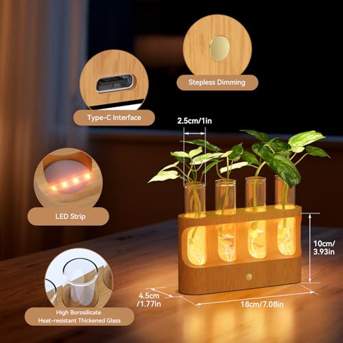 Rechargeable Plant Propagation Station with Stepless Dimming Lights
