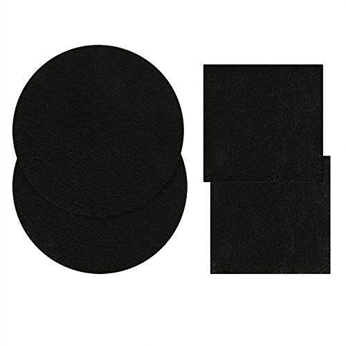 Resinta Compost Bin Filters - 12 Pack Refill Set, Round and Square