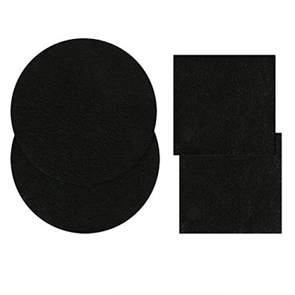 Resinta Compost Bin Filters - 12 Pack Refill Set, Round and Square