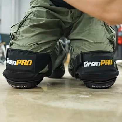 GRENPRO Heavy Duty Knee Pads, Gel Foam, Construction Work Gardening