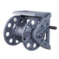 Liberty Garden Products Basics 512 Wall Mounted Hose Reel with Shelf Gray