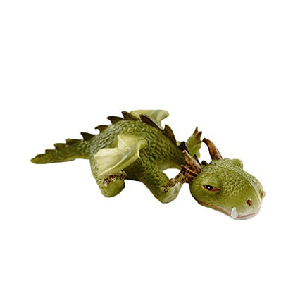 Top Collection Miniature Fairy Garden and Terrarium Statue, Sleepy Mini Dragon - color: Sleepy Mini Dragon