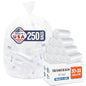 Delxo 30-33 Gallon Trash Bags, 250 Count Bulk Value Clear Large Garbage Bag - color: 33Gal-Clear