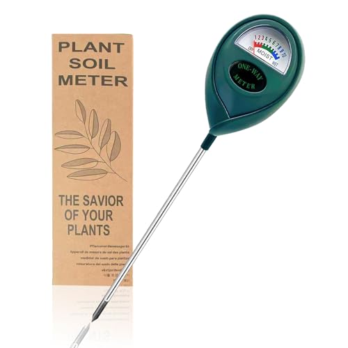 Green Soil Moisture Meter, Soil Tester, Moisture Meter Plants, Soil Moisture Tester, Soil Water Tester for Plants, Plant Moisture Monitor, No Battery Needed - color: GREEN