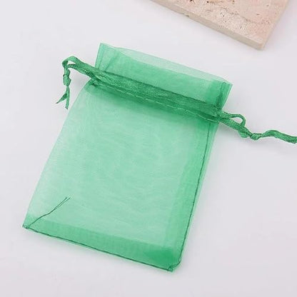 20 Pcs Fruit Protection Bags 10 X 12 cm Breathable Fruits Netting Bags for Fruit Trees Green Mesh Bag with Drawstring Plant Covers from Insects Protect Fruits Vegetables Tomato Apple Peach