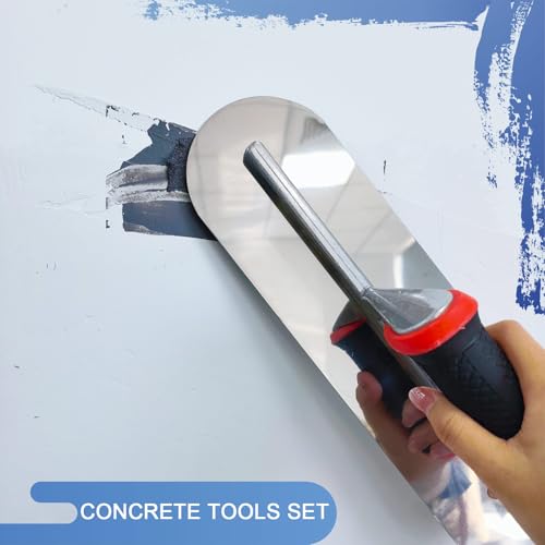 3 Pack Concrete Hand Tool Set, Magnesium Hand Float,Pool & Finishing Trowel - size: 3pcs